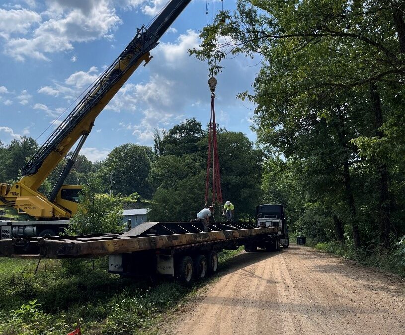 Hazel Valley LWC bridge rail car decks delivery